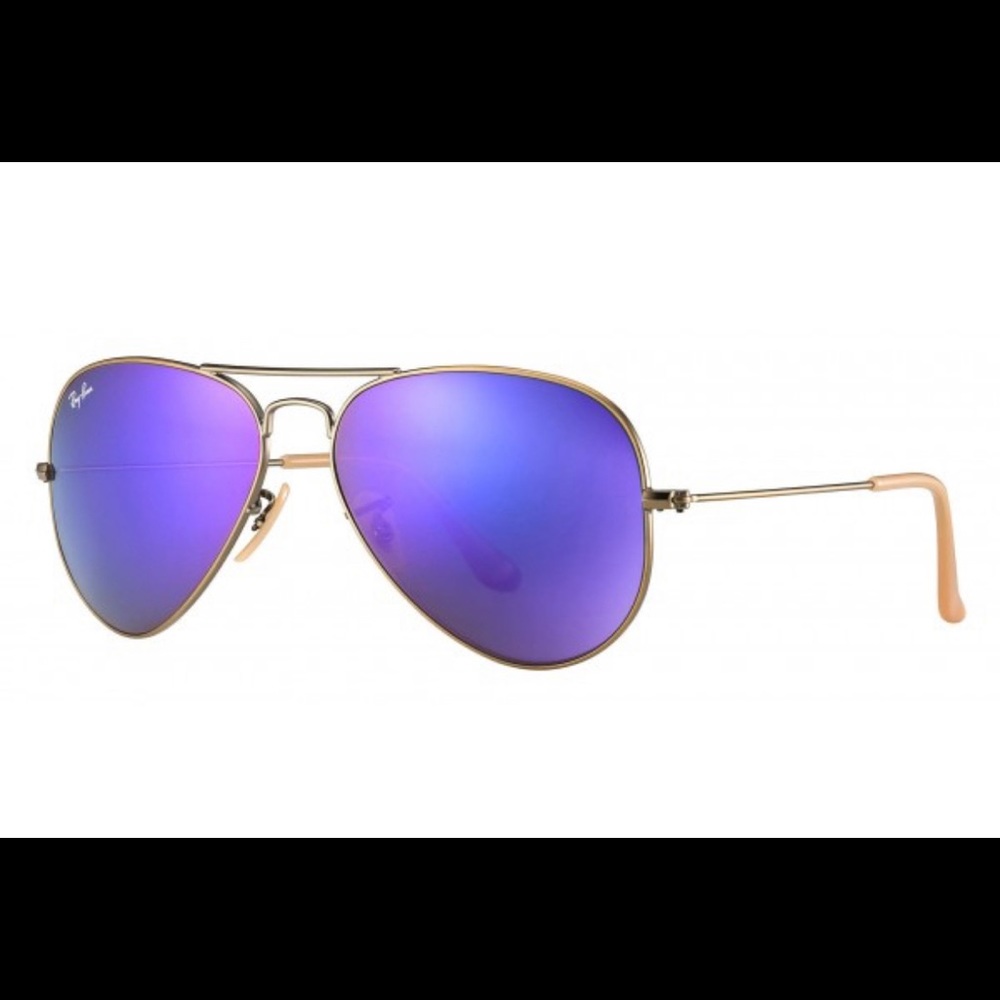 Purple Ray Ban aviators